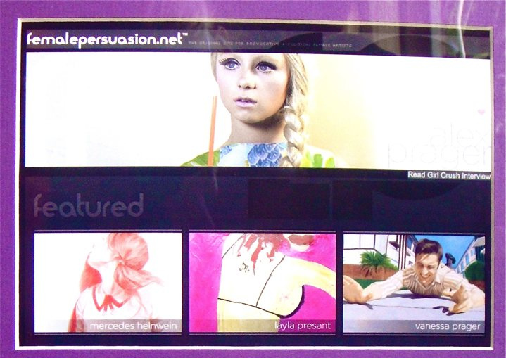 femalepersuasion.net featured artist page